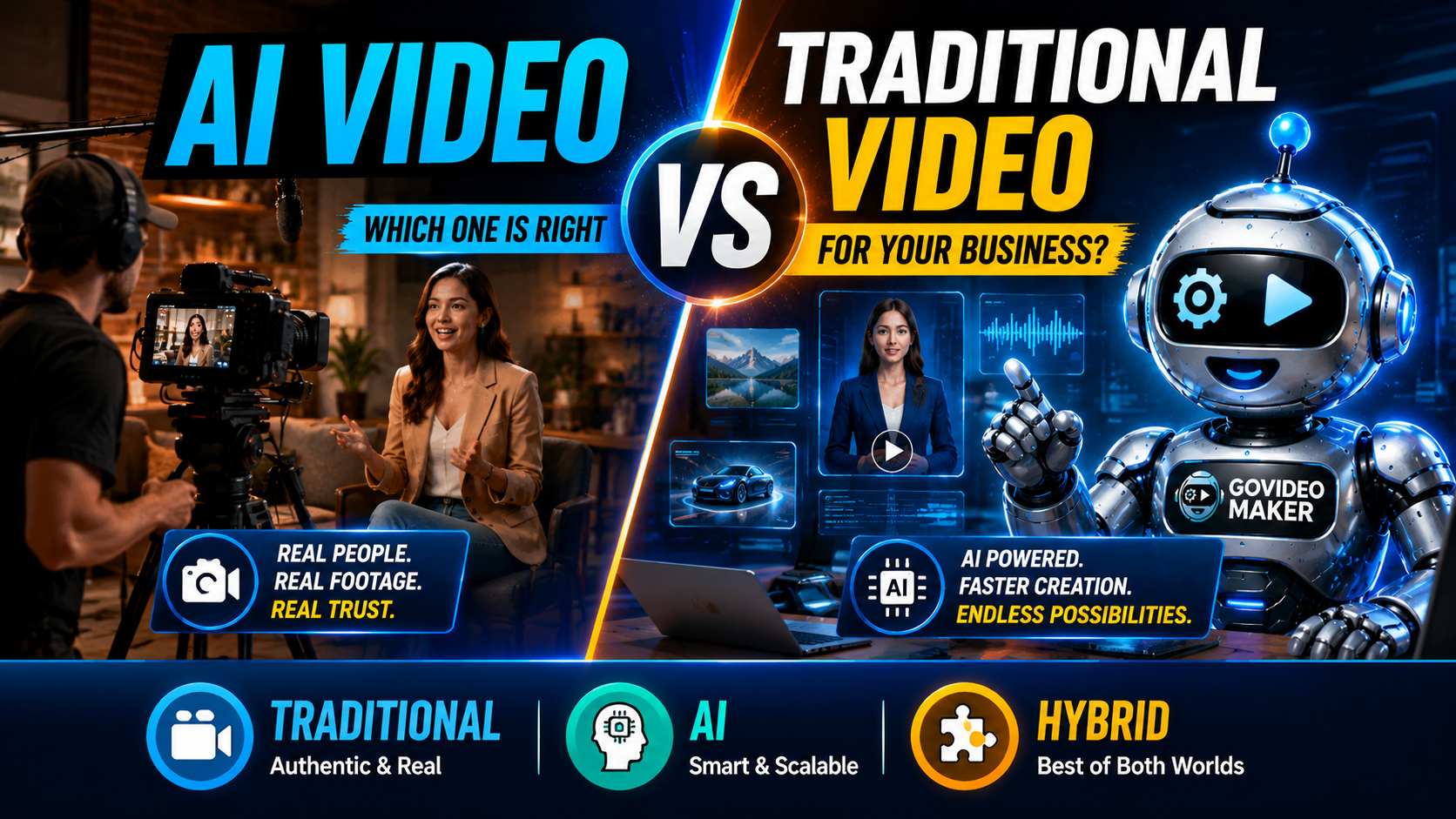 AI Video vs. Traditional Video: Which One Is Right for Your Business?