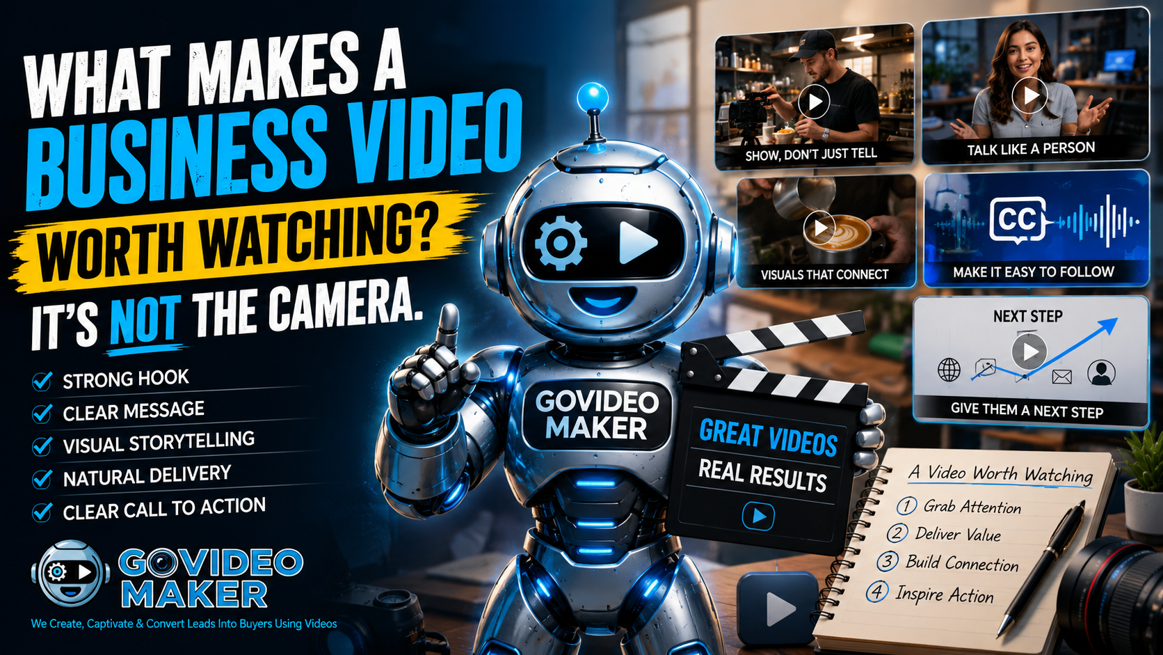 what makes a business video