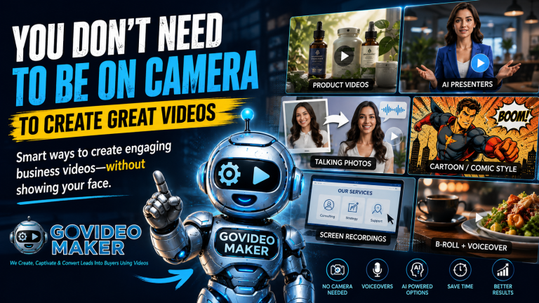 you dont need to be on camera